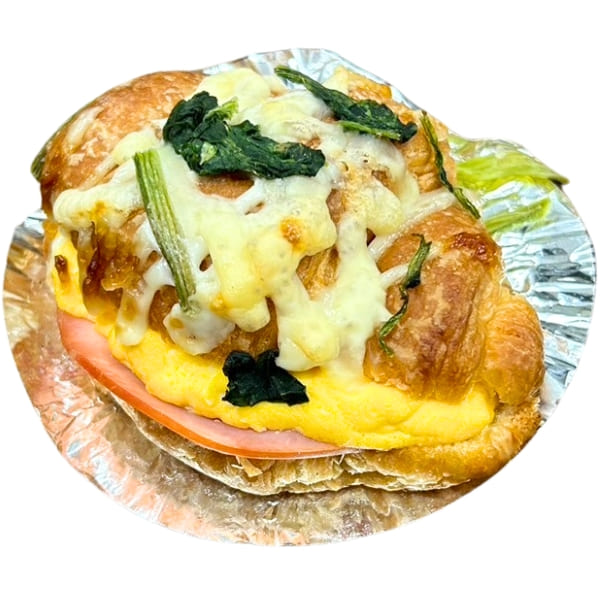 クロワッサンのホットサンド